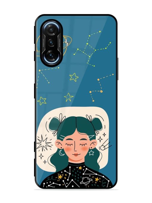 Cosmic Daydreamer Glossy Soft Edge Case for Poco F3 Gt (5G) Chachhi