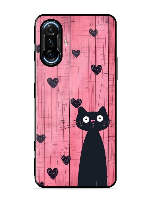 Feline Valentine'S Day Glossy Soft Edge Case for Poco F3 Gt (5G) Chachhi