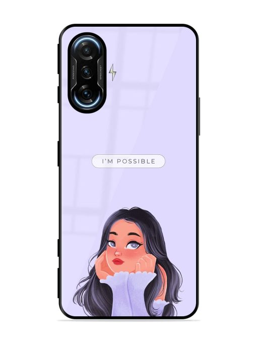 Im Possible Glossy Soft Edge Case for Poco F3 Gt (5G) Chachhi