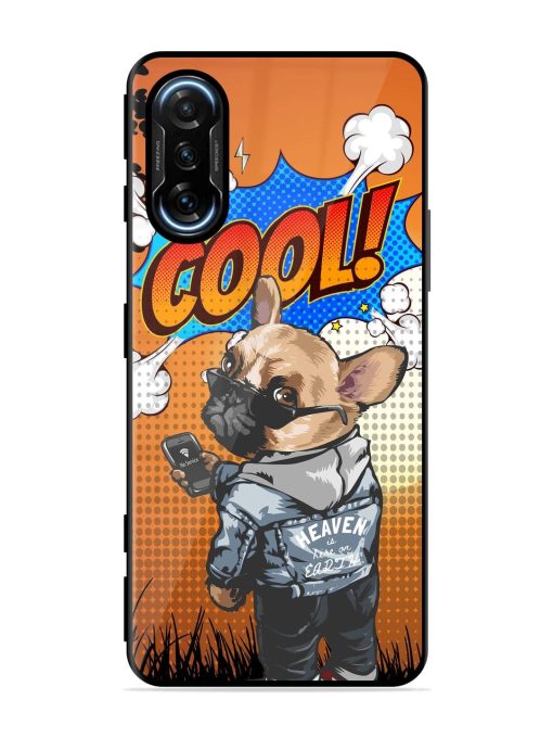 Cool Pup Glossy Soft Edge Case for Poco F3 Gt (5G) Chachhi