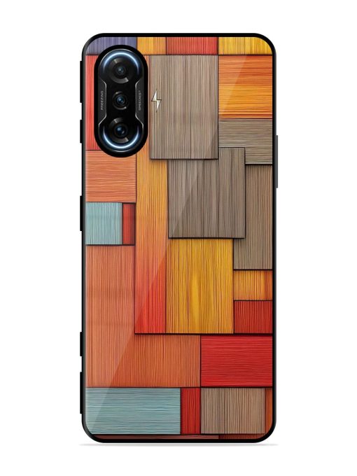 Woodsy Wonders Glossy Soft Edge Case for Poco F3 Gt (5G) Chachhi