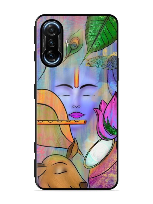 Divine Serenity Glossy Soft Edge Case for Poco F3 Gt (5G) Chachhi