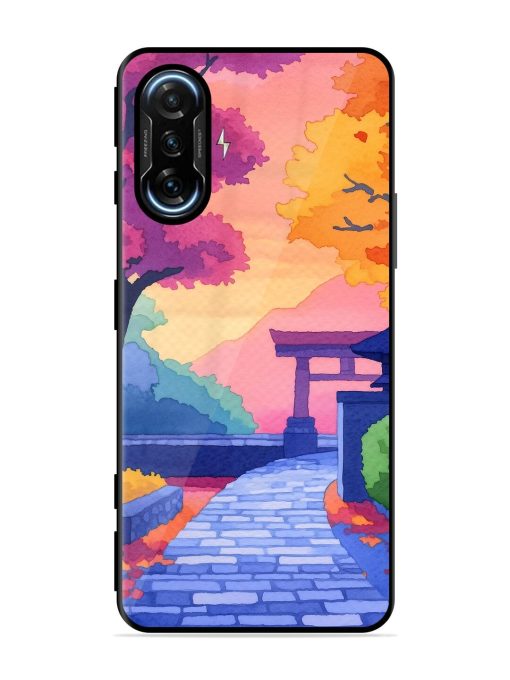 Autumnal Serenity Glossy Soft Edge Case for Poco F3 Gt (5G) Chachhi