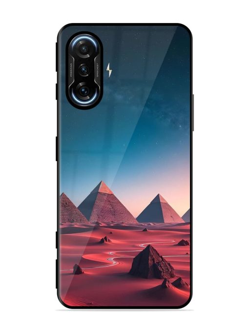 Ancient Wonders Sky Glossy Soft Edge Case for Poco F3 Gt (5G) Chachhi