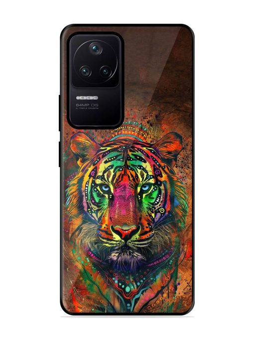 Cosmic Tiger Glossy Soft Edge Case for Poco F4 (5G) Chachhi