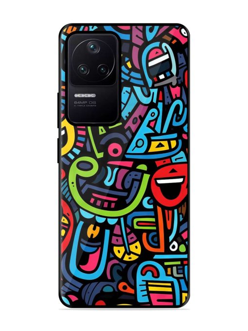 Doodlephoria Glossy Soft Edge Case for Poco F4 (5G) Chachhi