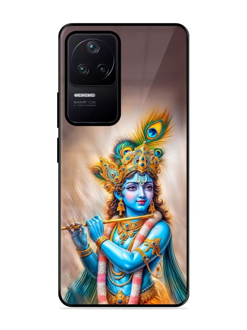 Divine Krishna Glossy Soft Edge Case for Poco F4 (5G) Chachhi