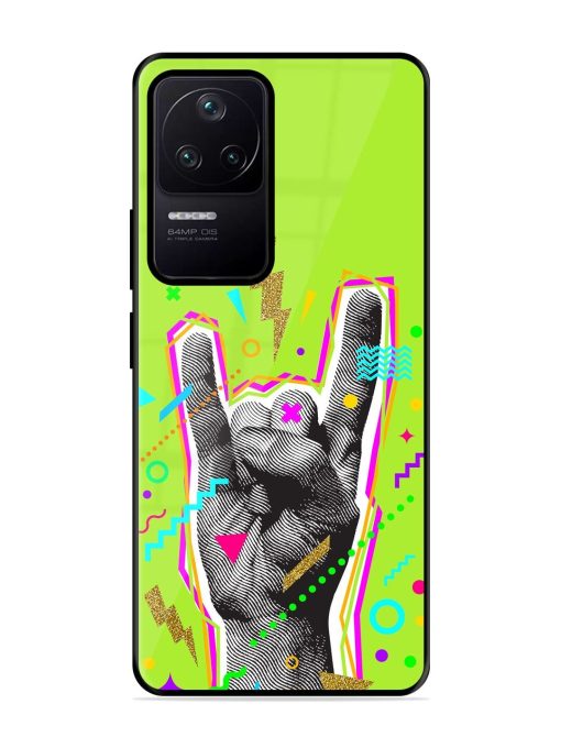 Neon Rock Glossy Soft Edge Case for Poco F4 (5G) Chachhi