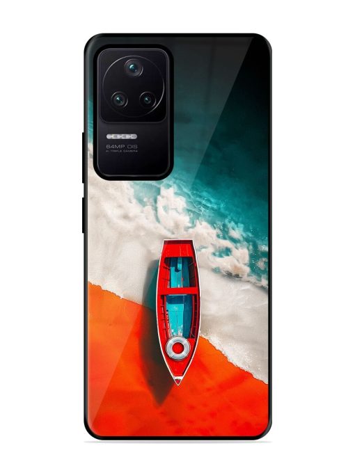 Crimson Tide Glossy Soft Edge Case for Poco F4 (5G) Chachhi