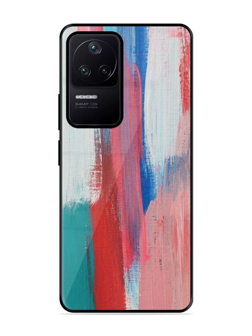 Colorful Chaos Glossy Soft Edge Case for Poco F4 (5G) Chachhi