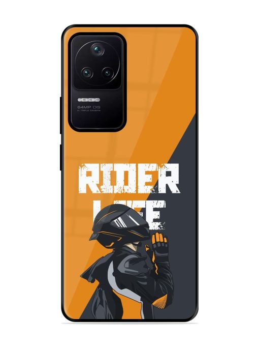 Ride Never Ends Glossy Soft Edge Case for Poco F4 (5G) Chachhi