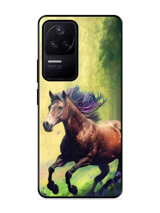 Enchanted Gallop Glossy Soft Edge Case for Poco F4 (5G)