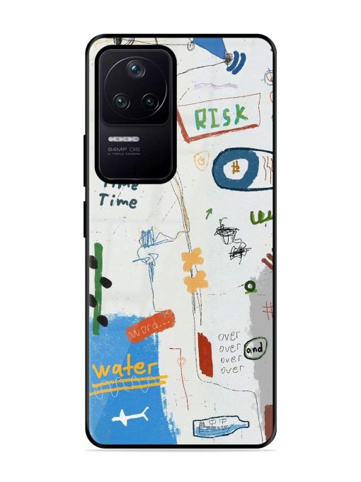 Mind Map Madness Glossy Soft Edge Case for Poco F4 (5G) Chachhi