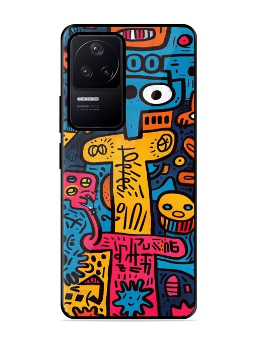 Doodletopia Glossy Soft Edge Case for Poco F4 (5G) Chachhi