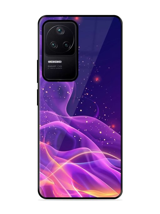 Cosmic Currents Glossy Soft Edge Case for Poco F4 (5G) Chachhi