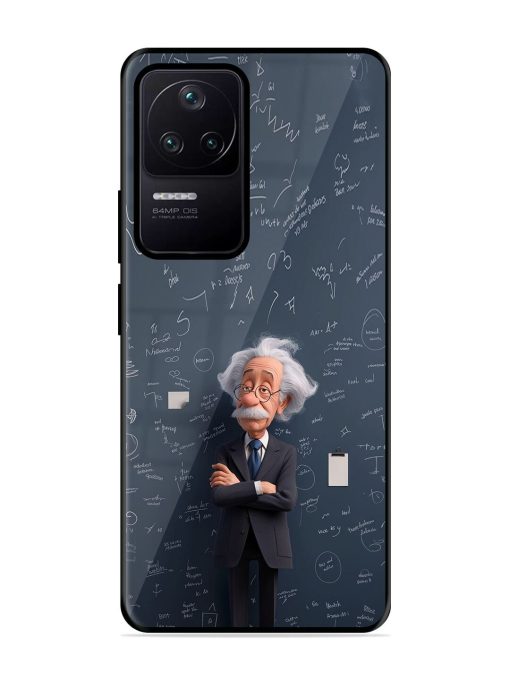 Albert Einstein Glossy Soft Edge Case for Poco F4 (5G) Chachhi