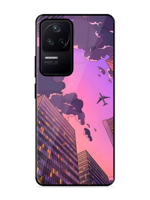 Urban Twilight Glossy Soft Edge Case for Poco F4 (5G) Chachhi