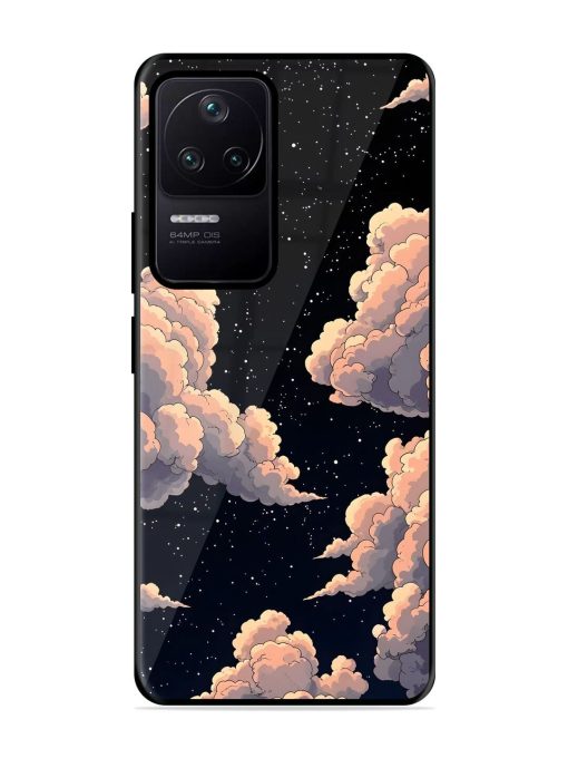 Starry Night Dreams Glossy Soft Edge Case for Poco F4 (5G) Chachhi