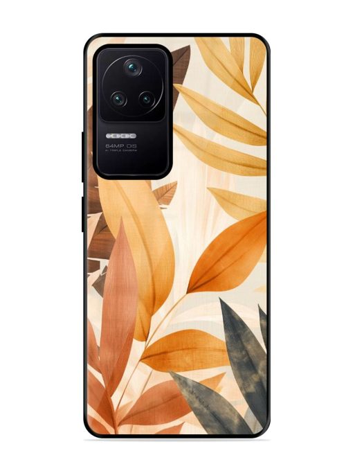 Earthy Elegance Glossy Soft Edge Case for Poco F4 (5G) Chachhi