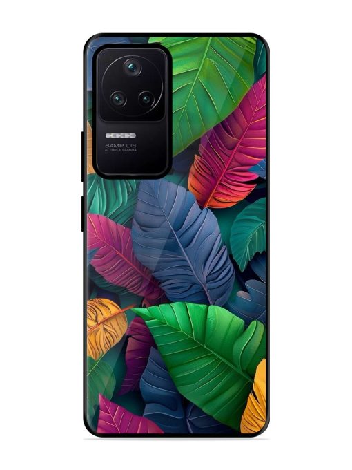 Tropical Tapestry Glossy Soft Edge Case for Poco F4 (5G) Chachhi