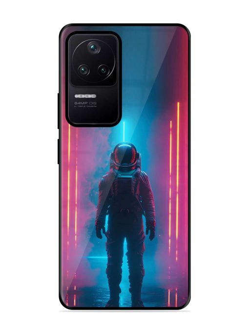 Neon Astronaut Glossy Soft Edge Case for Poco F4 (5G) Chachhi