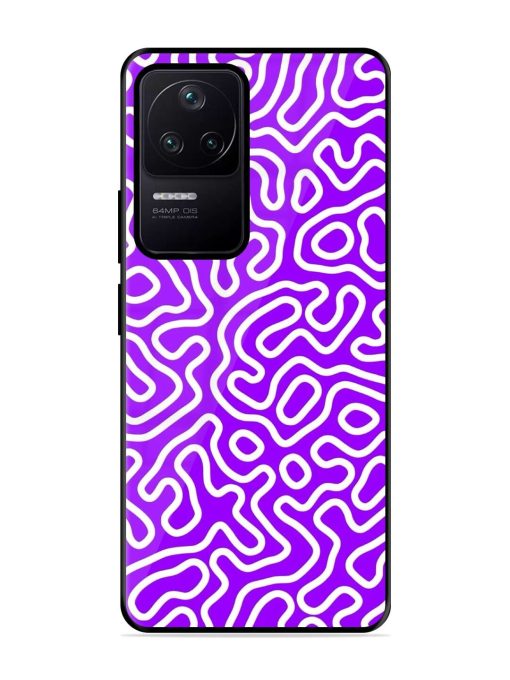 Wavy Wonder Glossy Soft Edge Case for Poco F4 (5G) Chachhi