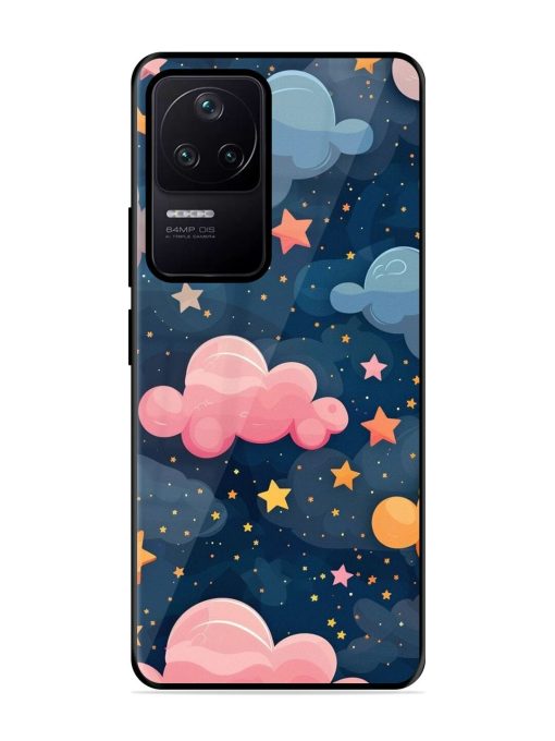 Twinkling Dreams Glossy Soft Edge Case for Poco F4 (5G) Chachhi