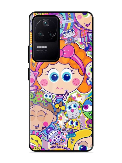 Distroller Friends Glossy Soft Edge Case for Poco F4 (5G) Chachhi