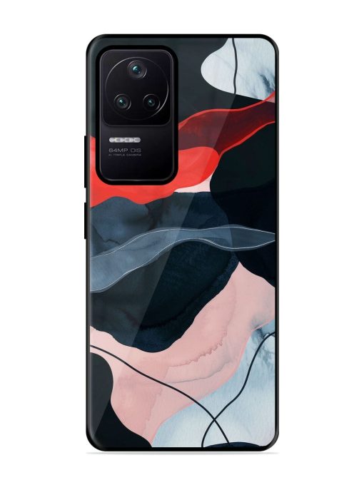 Dark Currents Glossy Soft Edge Case for Poco F4 (5G) Chachhi