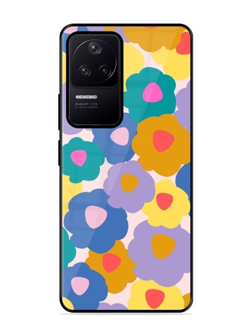 Flower Power Glossy Soft Edge Case for Poco F4 (5G) Chachhi