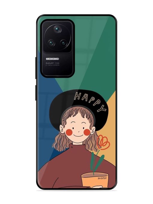 Happy Momo Glossy Soft Edge Case for Poco F4 (5G) Chachhi