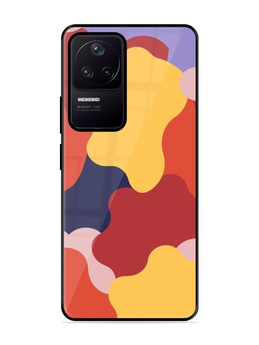 Gooey Color Chaos Glossy Soft Edge Case for Poco F4 (5G) Chachhi