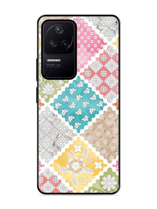 Patchwork Dreamscape Glossy Soft Edge Case for Poco F4 (5G) Chachhi