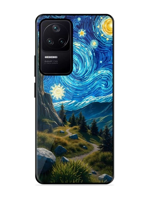 Starry Night In The Shire Glossy Soft Edge Case for Poco F4 (5G) Chachhi