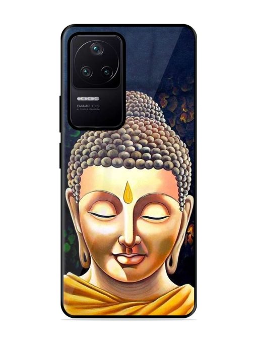 Buddha Face Glossy Soft Edge Case for Poco F4 (5G) Chachhi