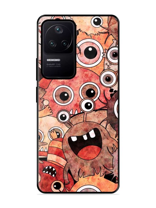 Monster Mash Glossy Soft Edge Case for Poco F4 (5G) Chachhi