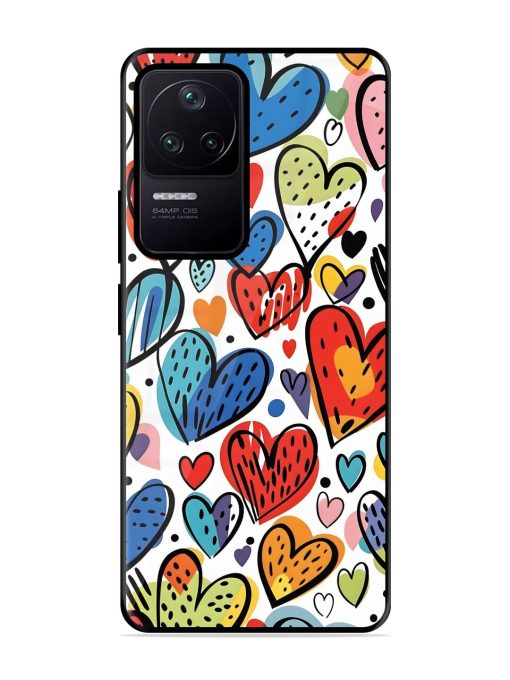 Heartfelt Harmony Glossy Soft Edge Case for Poco F4 (5G) Chachhi