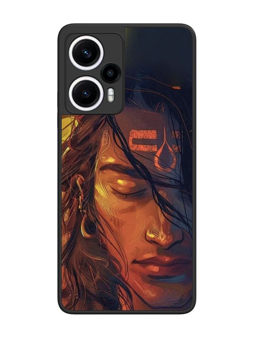 Tranquil Shiva Glossy Soft Edge Case for Poco F5 (5G) Chachhi