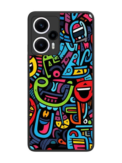 Doodlephoria Glossy Soft Edge Case for Poco F5 (5G) Chachhi