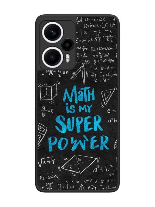 Math Magic Glossy Soft Edge Case for Poco F5 (5G) Chachhi