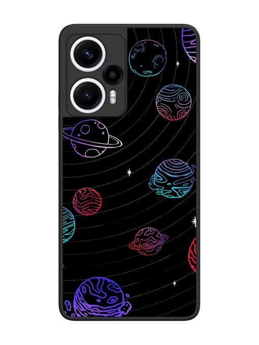 Cosmic Ballet Glossy Soft Edge Case for Poco F5 (5G) Chachhi