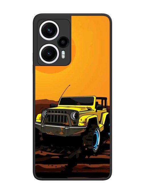 Sunset Cruise Glossy Soft Edge Case for Poco F5 (5G) Chachhi