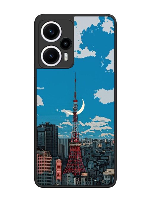 Tokyo Twilight Glossy Soft Edge Case for Poco F5 (5G) Chachhi