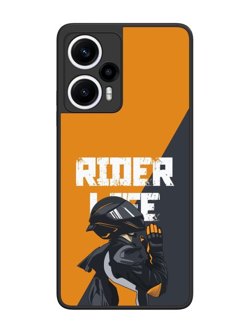 Ride Never Ends Glossy Soft Edge Case for Poco F5 (5G)