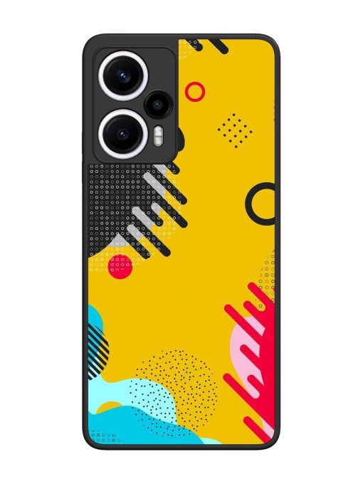 Neon Pop Glossy Soft Edge Case for Poco F5 (5G) Chachhi