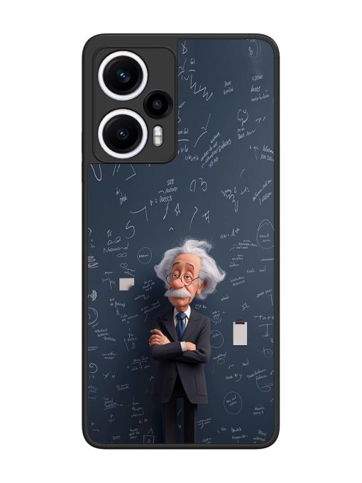 Albert Einstein Glossy Soft Edge Case for Poco F5 (5G) Chachhi