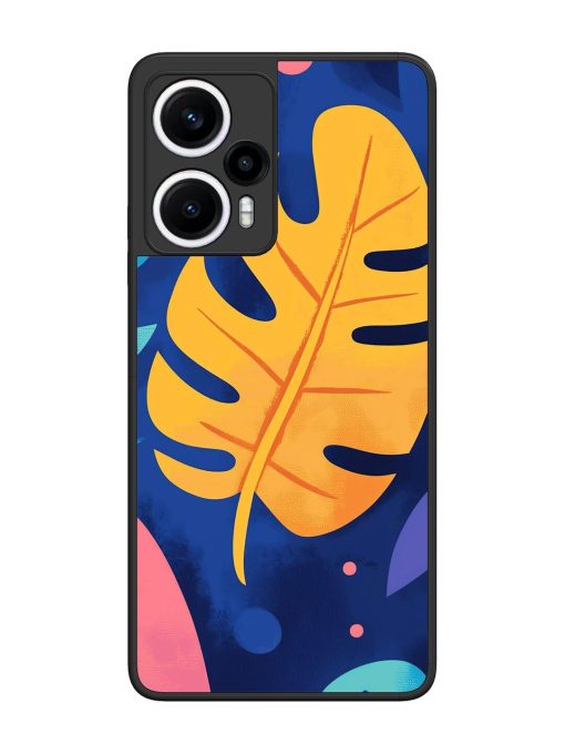 Tropical Tapestry Glossy Soft Edge Case for Poco F5 (5G)