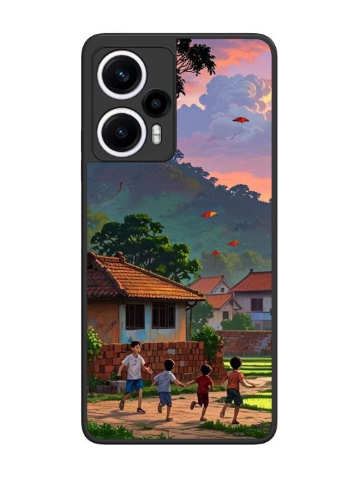 Sunset Play Glossy Soft Edge Case for Poco F5 (5G)