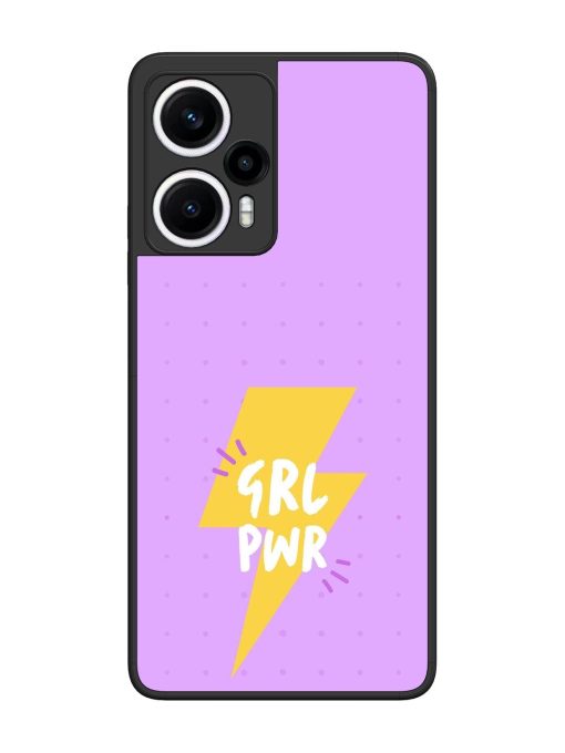 Girl Power Spark Glossy Soft Edge Case for Poco F5 (5G) Chachhi