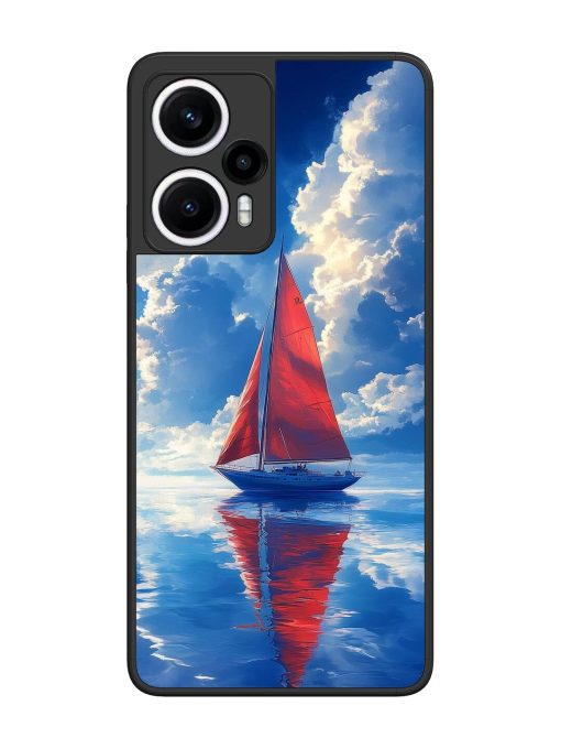 Crimson Sails Glossy Soft Edge Case for Poco F5 (5G) Chachhi